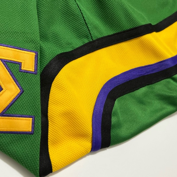 Authentic Charlie Conway Mighty Ducks Hockey Jersey XL Embroidered Fight Strap - Picture 7 of 10